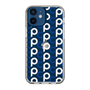 Slim Protection Case［ Original - CASEPLAY Initial All-over Pattern - Navy ］