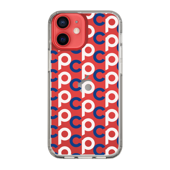 Slim Protection Case［ Original - CASEPLAY Initial All-over Pattern - Navy ］