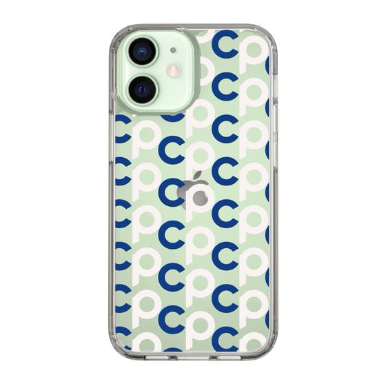 Slim Protection Case［ Original - CASEPLAY Initial All-over Pattern - Navy ］