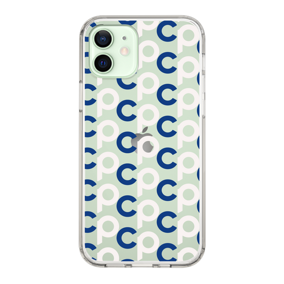 Slim Protection Case［ Original - CASEPLAY Initial All-over Pattern - Navy ］