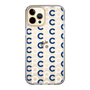 Slim Protection Case［ Original - CASEPLAY Initial All-over Pattern - Navy ］
