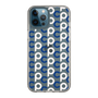 Slim Protection Case［ Original - CASEPLAY Initial All-over Pattern - Navy ］