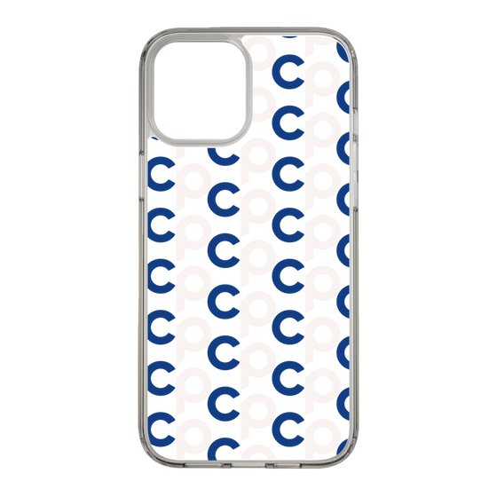 Slim Protection Case［ Original - CASEPLAY Initial All-over Pattern - Navy ］