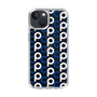 Slim Protection Case［ Original - CASEPLAY Initial All-over Pattern - Navy ］