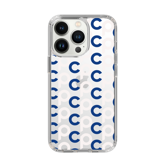 Slim Protection Case［ Original - CASEPLAY Initial All-over Pattern - Navy ］