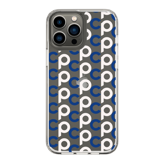 Slim Protection Case［ Original - CASEPLAY Initial All-over Pattern - Navy ］