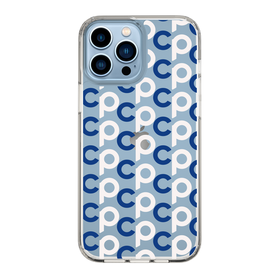 Slim Protection Case［ Original - CASEPLAY Initial All-over Pattern - Navy ］