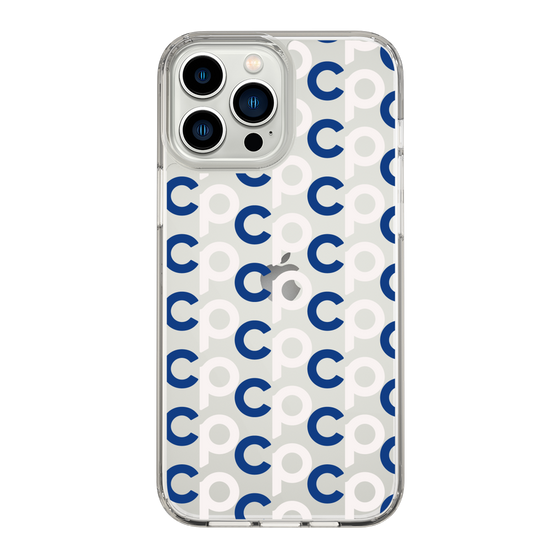 Slim Protection Case［ Original - CASEPLAY Initial All-over Pattern - Navy ］