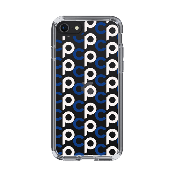 Slim Protection Case［ Original - CASEPLAY Initial All-over Pattern - Navy ］