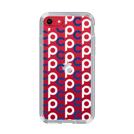 Slim Protection Case［ Original - CASEPLAY Initial All-over Pattern - Navy ］