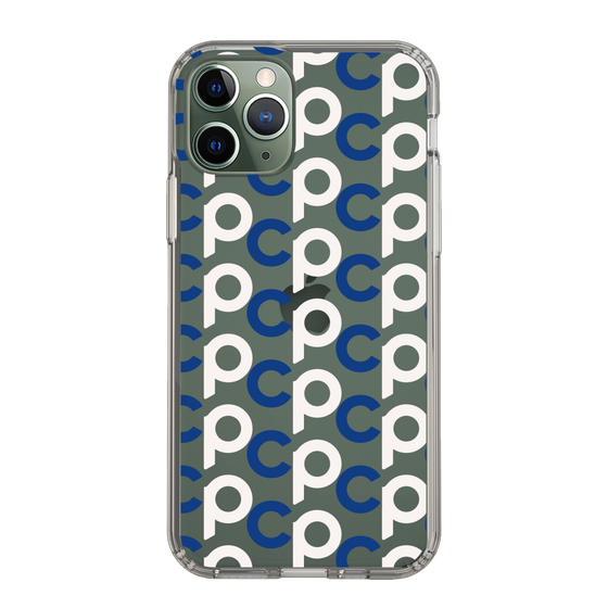 Slim Protection Case［ Original - CASEPLAY Initial All-over Pattern - Navy ］