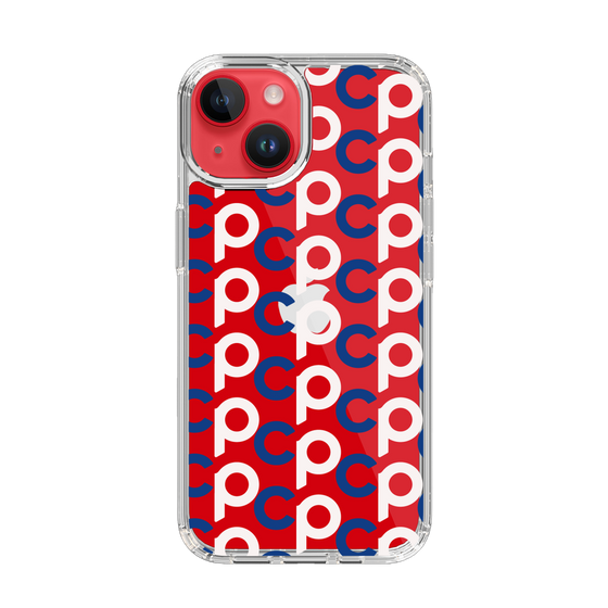 Slim Protection Case［ Original - CASEPLAY Initial All-over Pattern - Navy ］