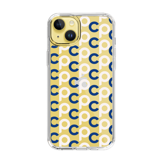 Slim Protection Case［ Original - CASEPLAY Initial All-over Pattern - Navy ］