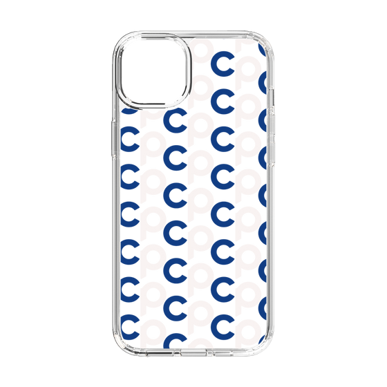 Slim Protection Case［ Original - CASEPLAY Initial All-over Pattern - Navy ］