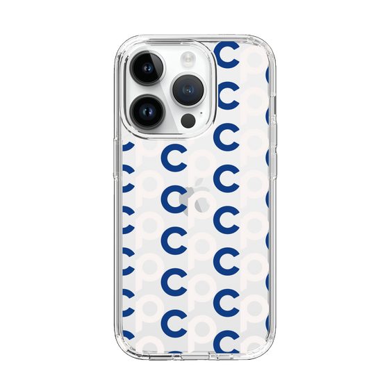 Slim Protection Case［ Original - CASEPLAY Initial All-over Pattern - Navy ］