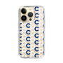 Slim Protection Case［ Original - CASEPLAY Initial All-over Pattern - Navy ］