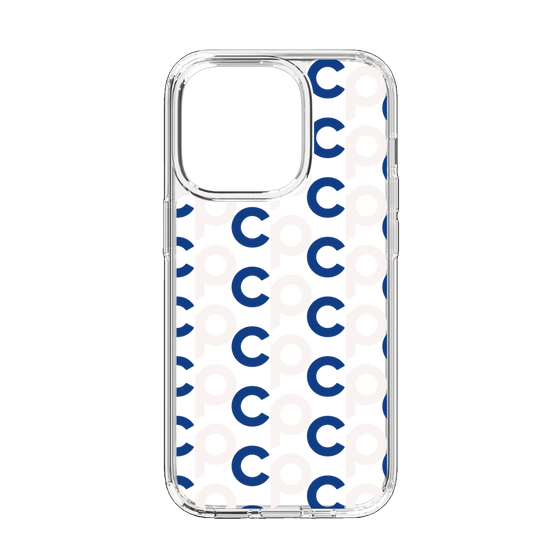 Slim Protection Case［ Original - CASEPLAY Initial All-over Pattern - Navy ］