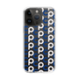 Slim Protection Case［ Original - CASEPLAY Initial All-over Pattern - Navy ］