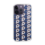 Slim Protection Case［ Original - CASEPLAY Initial All-over Pattern - Navy ］