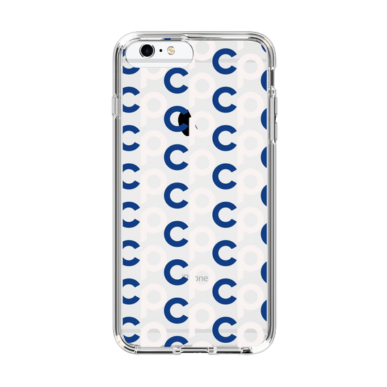 Slim Protection Case［ Original - CASEPLAY Initial All-over Pattern - Navy ］