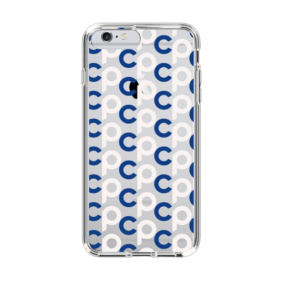 Slim Protection Case［ Original - CASEPLAY Initial All-over Pattern - Navy ］