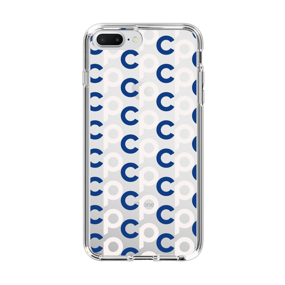 Slim Protection Case［ Original - CASEPLAY Initial All-over Pattern - Navy ］