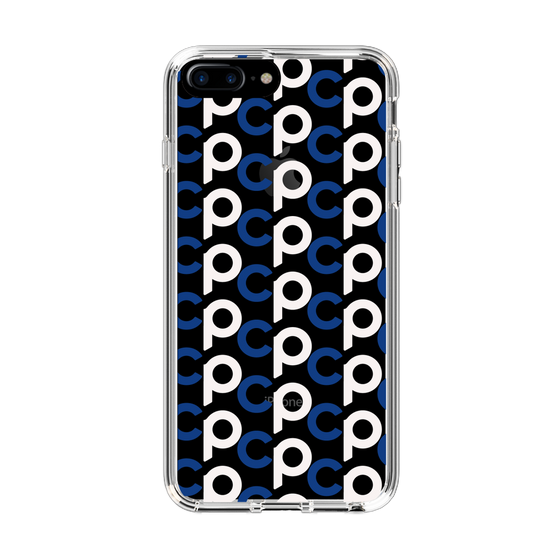 Slim Protection Case［ Original - CASEPLAY Initial All-over Pattern - Navy ］