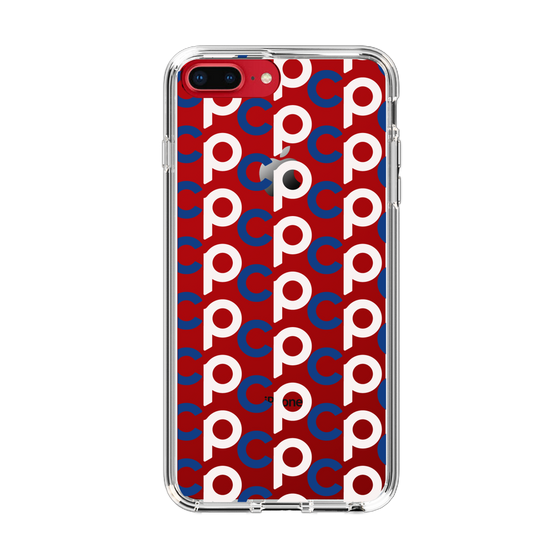 Slim Protection Case［ Original - CASEPLAY Initial All-over Pattern - Navy ］