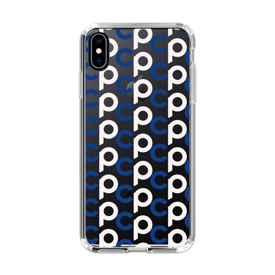 Slim Protection Case［ Original - CASEPLAY Initial All-over Pattern - Navy ］