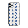 Slim Protection Case［ Original - CASEPLAY Initial All-over Pattern - Navy ］