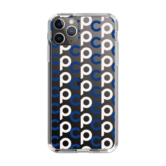 Slim Protection Case［ Original - CASEPLAY Initial All-over Pattern - Navy ］