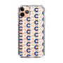 Slim Protection Case［ Original - CASEPLAY Initial All-over Pattern - Navy ］