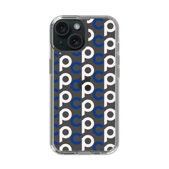 Slim Protection Case［ Original - CASEPLAY Initial All-over Pattern - Navy ］