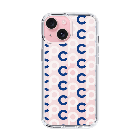 Slim Protection Case［ Original - CASEPLAY Initial All-over Pattern - Navy ］