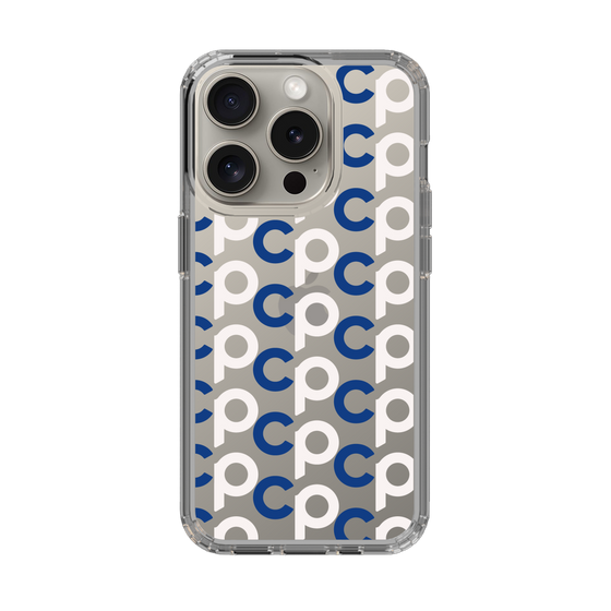 Slim Protection Case［ Original - CASEPLAY Initial All-over Pattern - Navy ］
