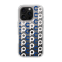 Slim Protection Case［ Original - CASEPLAY Initial All-over Pattern - Navy ］
