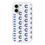 Slim Protection Case［ Original - CASEPLAY Initial All-over Pattern - Navy ］