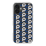 Slim Protection Case［ Original - CASEPLAY Initial All-over Pattern - Navy ］