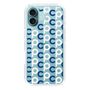 Slim Protection Case［ Original - CASEPLAY Initial All-over Pattern - Navy ］