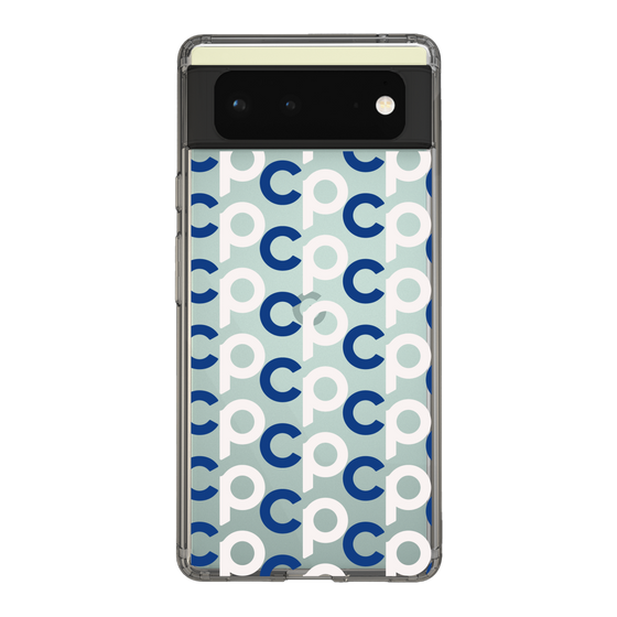 Slim Protection Case［ Original - CASEPLAY Initial All-over Pattern - Navy ］