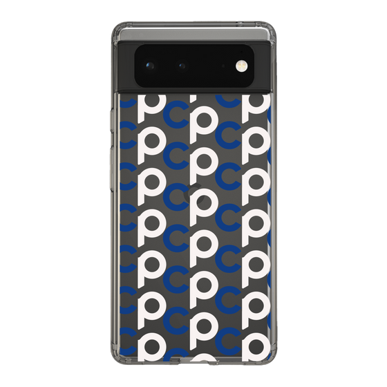 Slim Protection Case［ Original - CASEPLAY Initial All-over Pattern - Navy ］