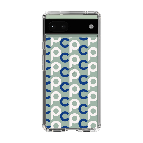 Slim Protection Case［ Original - CASEPLAY Initial All-over Pattern - Navy ］