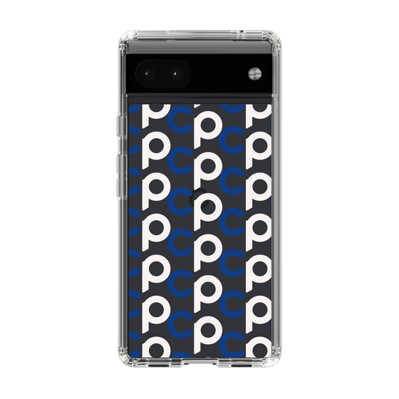 Slim Protection Case［ Original - CASEPLAY Initial All-over Pattern - Navy ］