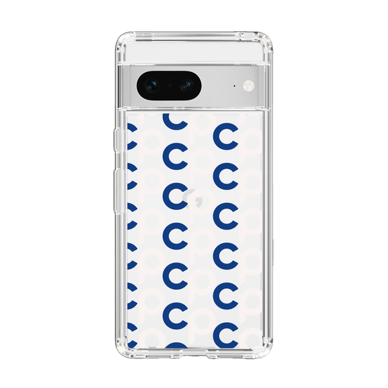 Slim Protection Case［ Original - CASEPLAY Initial All-over Pattern - Navy ］