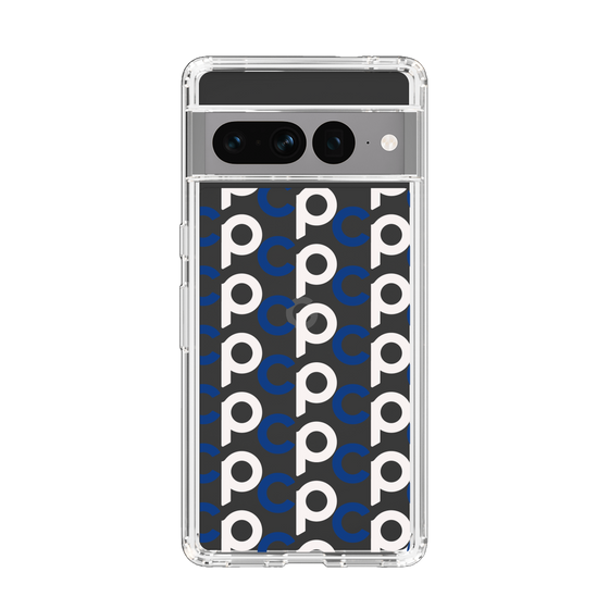 Slim Protection Case［ Original - CASEPLAY Initial All-over Pattern - Navy ］