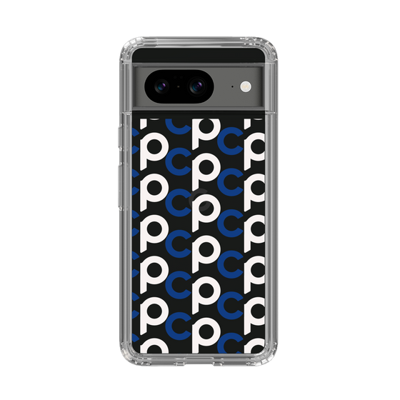 Slim Protection Case［ Original - CASEPLAY Initial All-over Pattern - Navy ］
