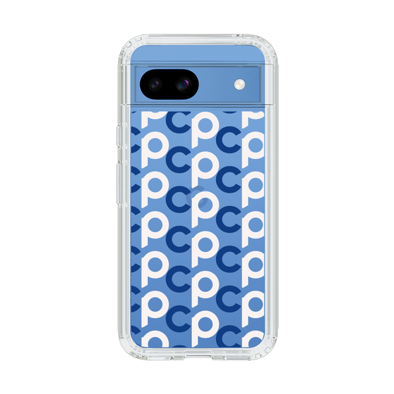 Slim Protection Case［ Original - CASEPLAY Initial All-over Pattern - Navy ］