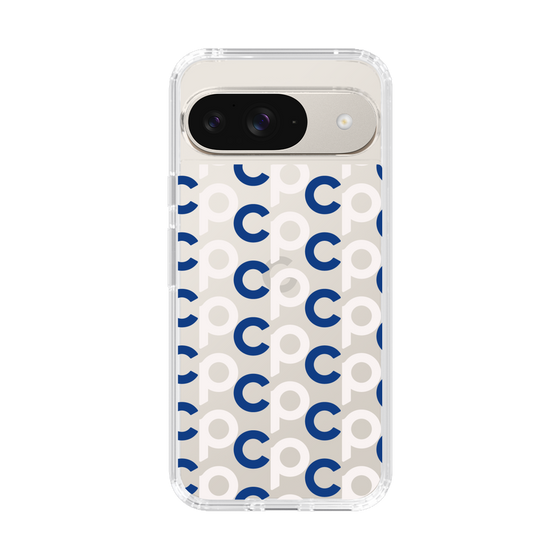 Slim Protection Case［ Original - CASEPLAY Initial All-over Pattern - Navy ］