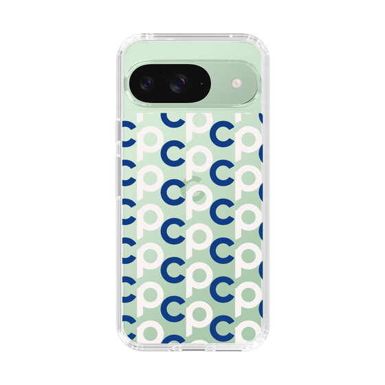 Slim Protection Case［ Original - CASEPLAY Initial All-over Pattern - Navy ］