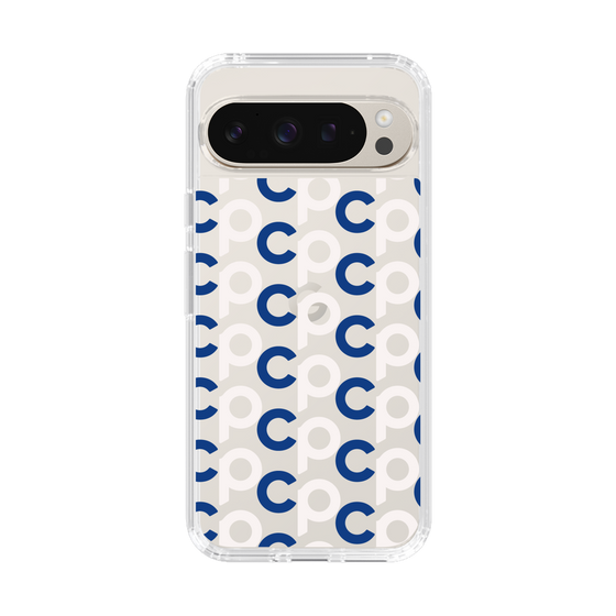 Slim Protection Case［ Original - CASEPLAY Initial All-over Pattern - Navy ］